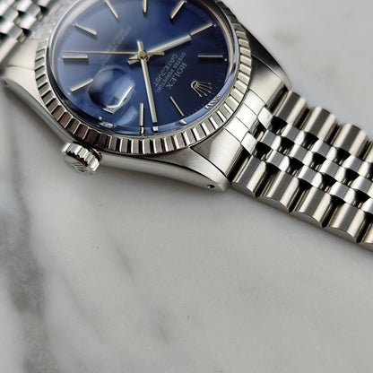 ROLEX Datejust 36 Blue Dial 1984 Serviced 04/2026 [REF. 16030]