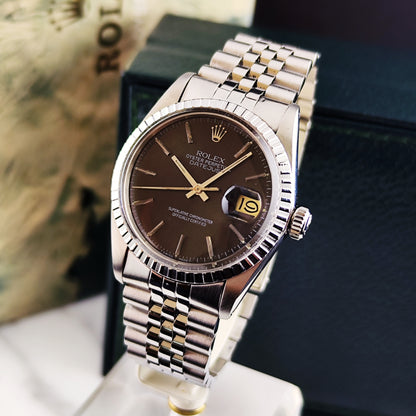 ROLEX Datejust 36 Grey Dial 1984 Serviced 05/2026 [REF. 16030]