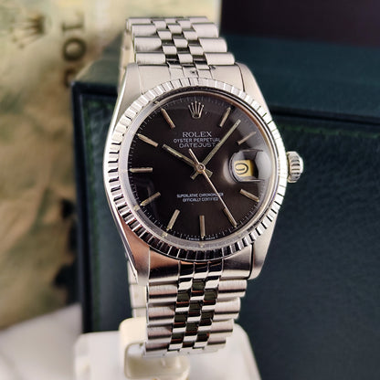 ROLEX Datejust 36 Grey Dial 1984 Serviced 05/2026 [REF. 16030]