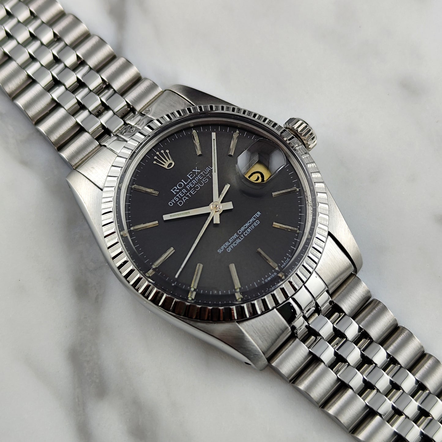 ROLEX Datejust 36 Grey Dial 1984 Serviced 05/2026 [REF. 16030]