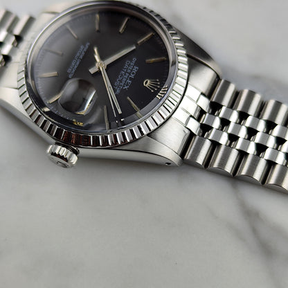 ROLEX Datejust 36 Grey Dial 1984 Serviced 05/2026 [REF. 16030]