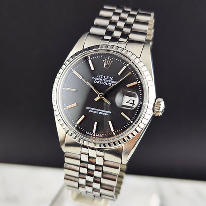 ROLEX Datejust 36 Black Dial 1972 [REF. 1603]
