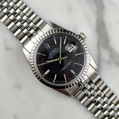 ROLEX Datejust 36 Black Dial 1980 Serviced 09/2026 [REF. 16030]