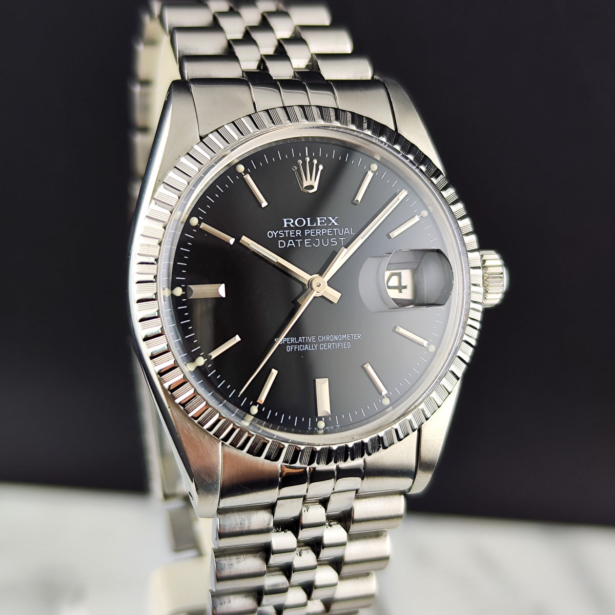 ROLEX Datejust 36 Black Dial 1980 Serviced 09/2026 [REF. 16030]