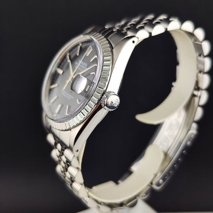 ROLEX Datejust 36 Black Dial 1980 Serviced 09/2026 [REF. 16030]