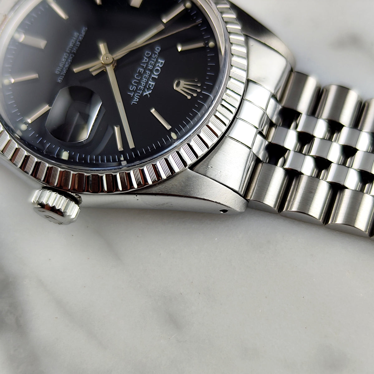 ROLEX Datejust 36 Black Dial 1980 Serviced 09/2026 [REF. 16030]