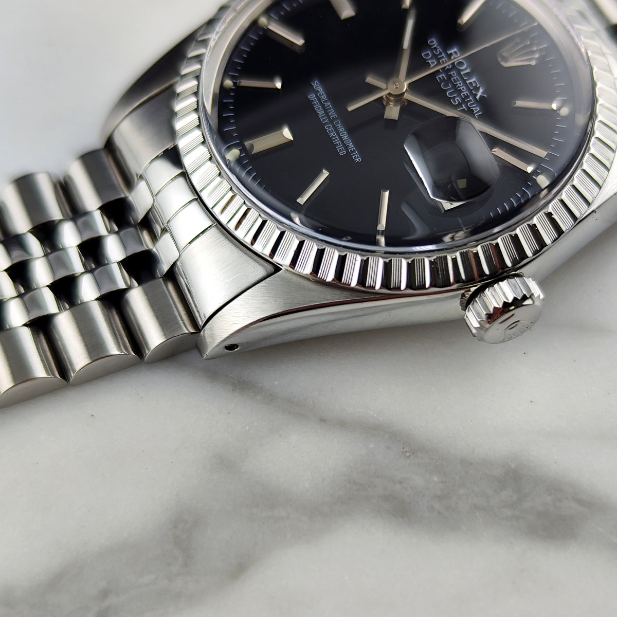 ROLEX Datejust 36 Black Dial 1980 Serviced 09/2026 [REF. 16030]