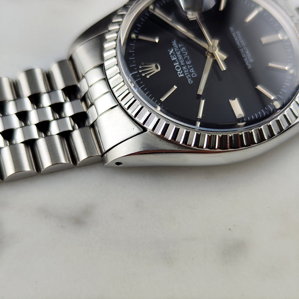ROLEX Datejust 36 Black Dial 1980 Serviced 09/2026 [REF. 16030]