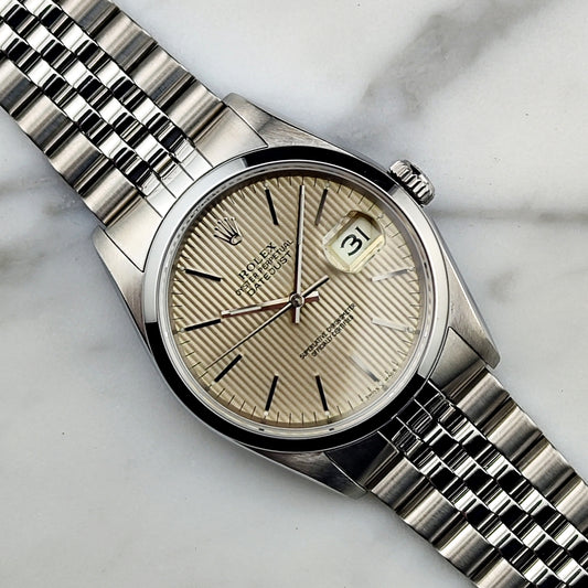 ROLEX Datejust 36 Tapestry Dial Mint+ Like New Serviced 12/2025 [REF. 16200]