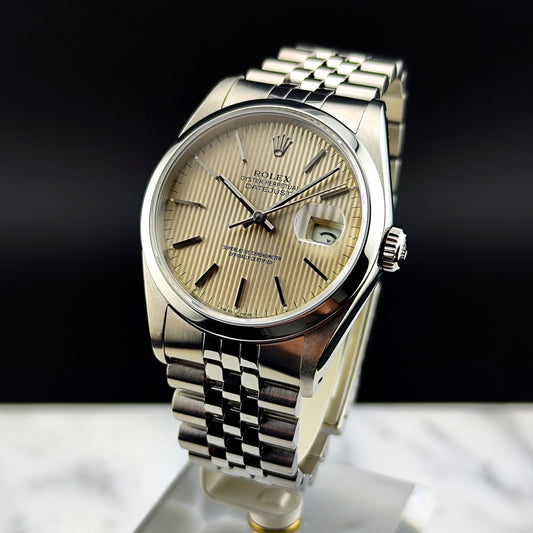 ROLEX Datejust 36 Tapestry Dial Mint+ Like New Serviced 12/2025 [REF. 16200]