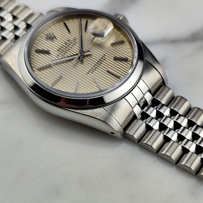 ROLEX Datejust 36 Tapestry Dial Mint+ Like New Serviced 12/2025 [REF. 16200]