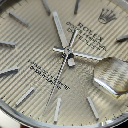 ROLEX Datejust 36 Tapestry Dial Mint+ Like New Serviced 12/2025 [REF. 16200]