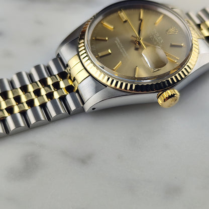 ROLEX Datejust 36 TwoTone Cappuccino 1981 Serviced 03/2026 with Box [REF. 16013]
