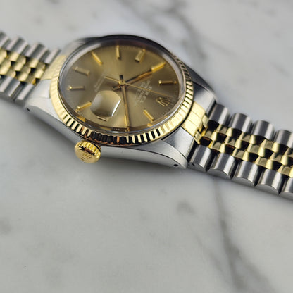 ROLEX Datejust 36 TwoTone Cappuccino 1981 Serviced 03/2026 with Box [REF. 16013]