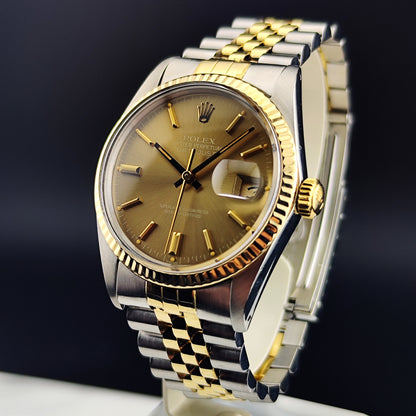 ROLEX Datejust 36 TwoTone Cappuccino 1981 Serviced 03/2026 with Box [REF. 16013]