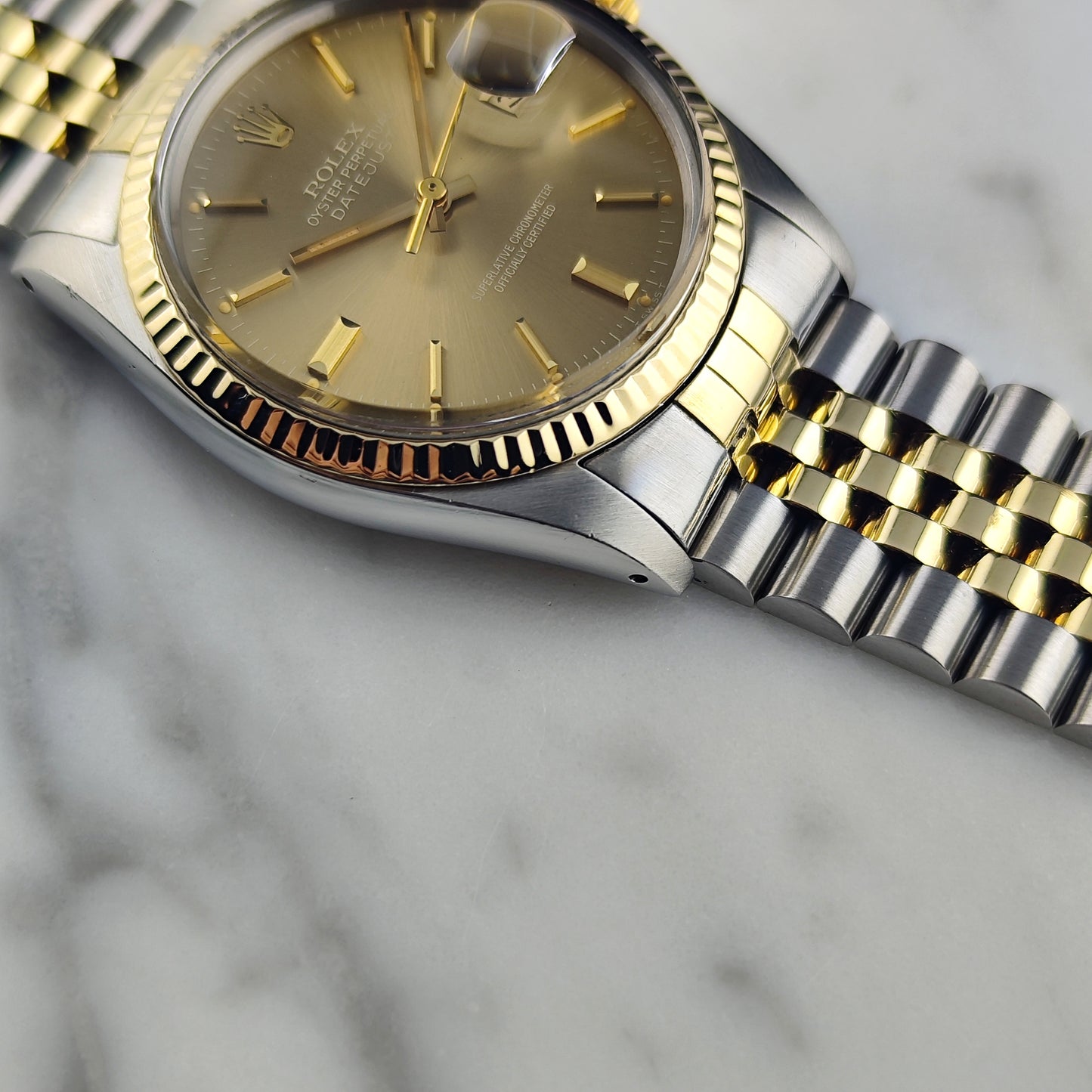 ROLEX Datejust 36 TwoTone Cappuccino 1981 Serviced 03/2026 with Box [REF. 16013]