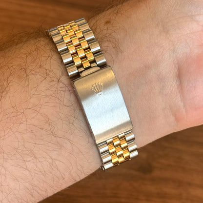 Rolex Datejust 36 Two-Tone Gold Steel Mosaic Dial 1973 Serviced 06/2026 [REF. 1600]