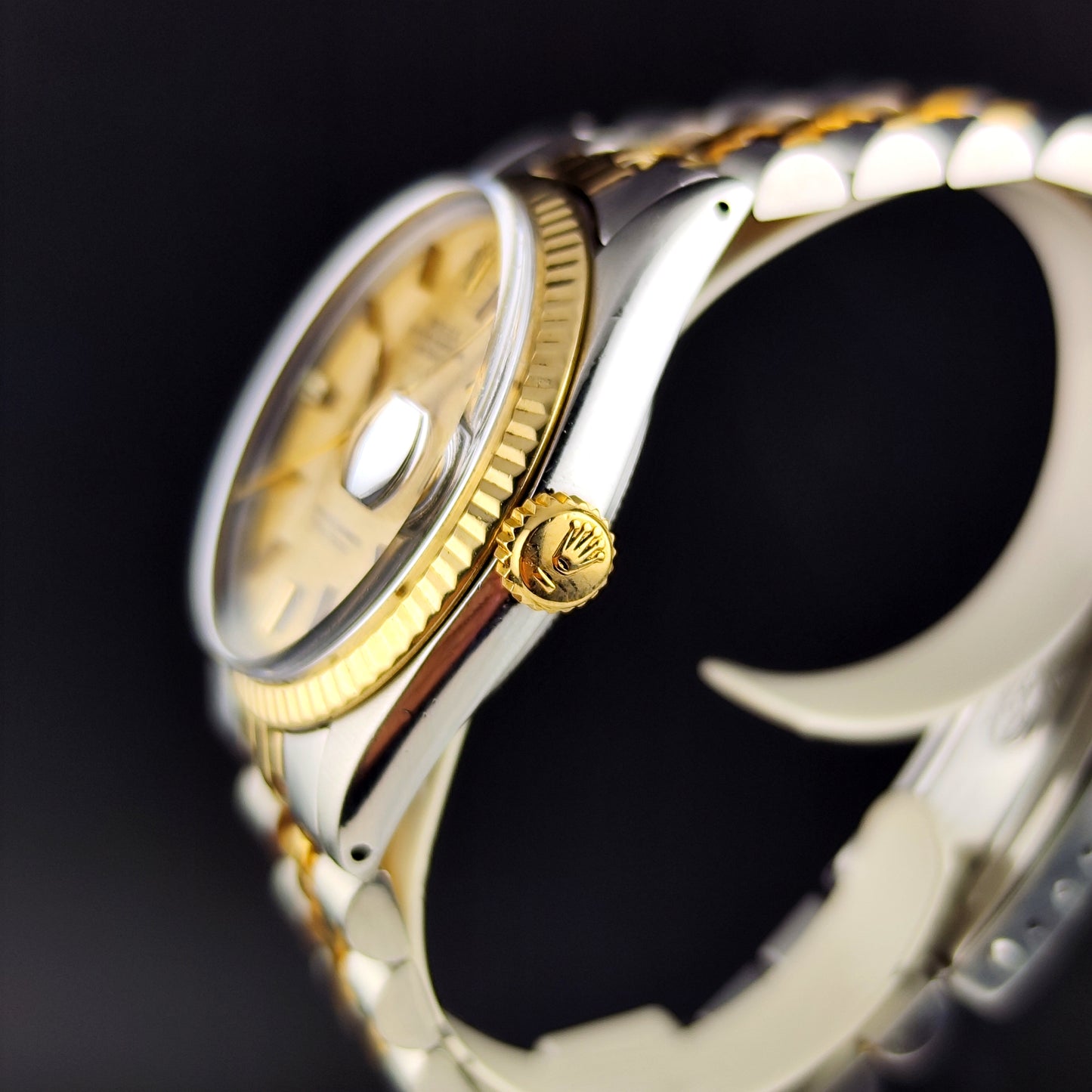Rolex Datejust 36 Two-Tone Gold Steel Mosaic Dial 1973 Serviced 06/2026 [REF. 1600]