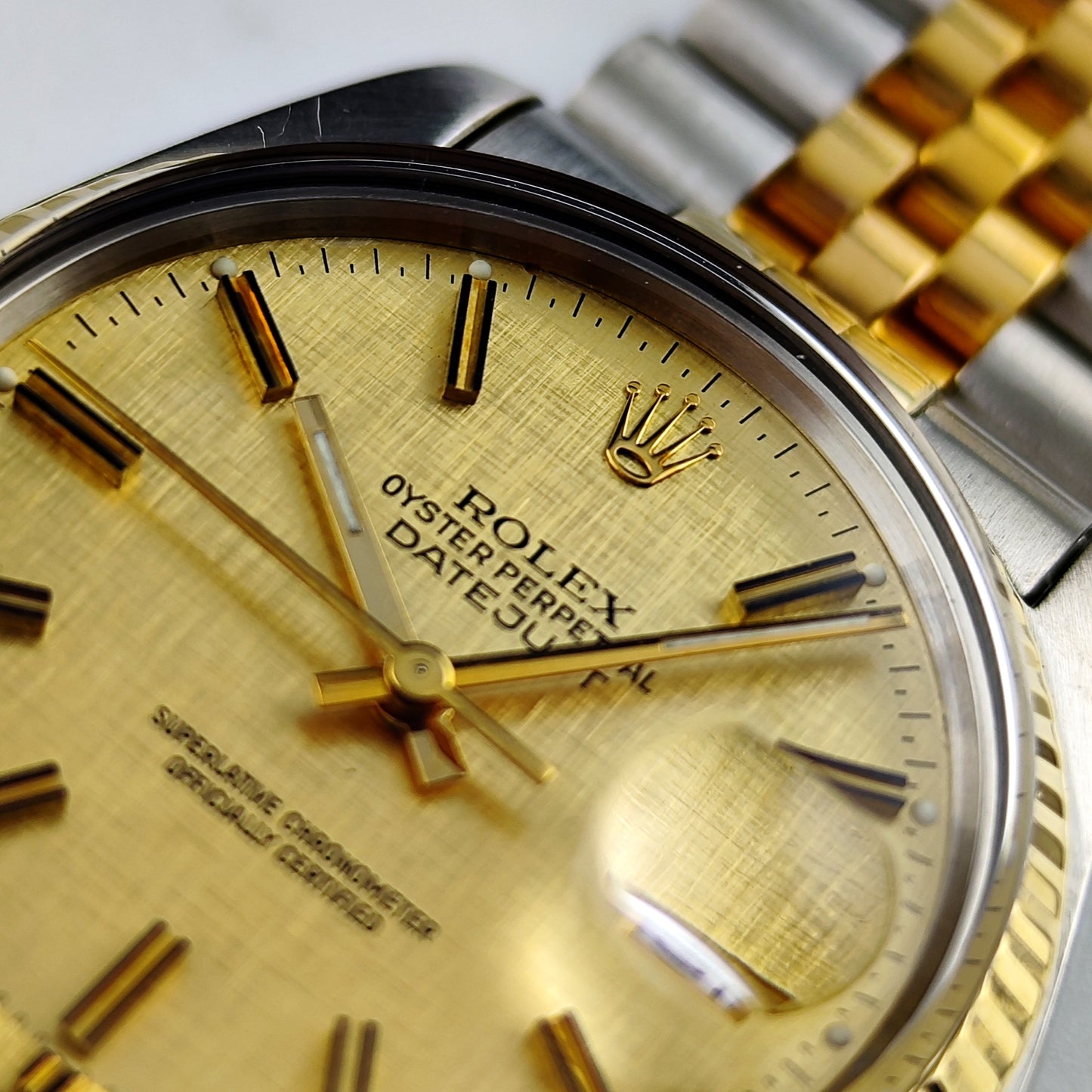 ROLEX Datejust 36 Two-Tone Linen Dial 1976 Serviced 05/2026 [REF. 16013]