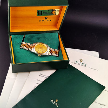 ROLEX Datejust 36 Two-Tone Linen Dial 1976 Serviced 05/2026 [REF. 16013]