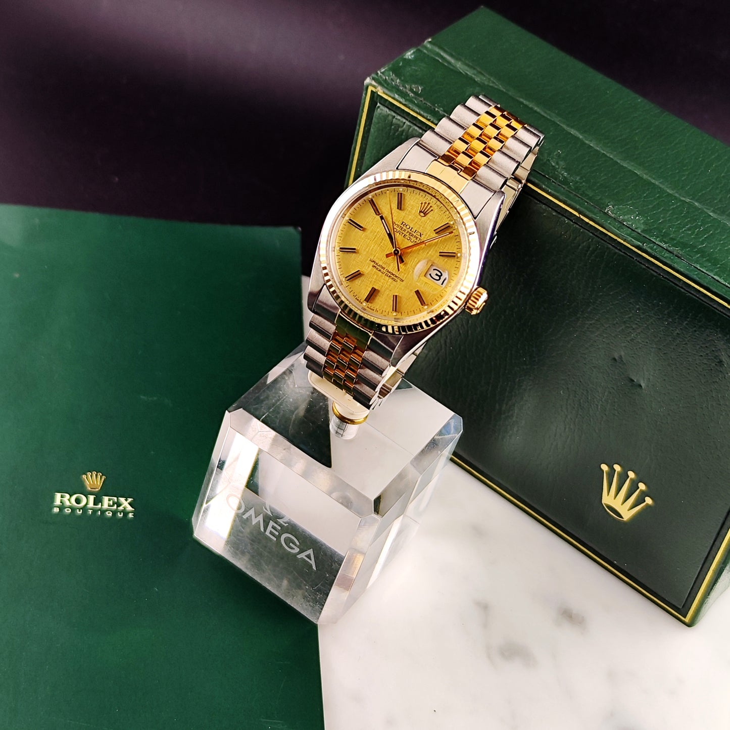 ROLEX Datejust 36 Two-Tone Linen Dial 1976 Serviced 05/2026 [REF. 16013]