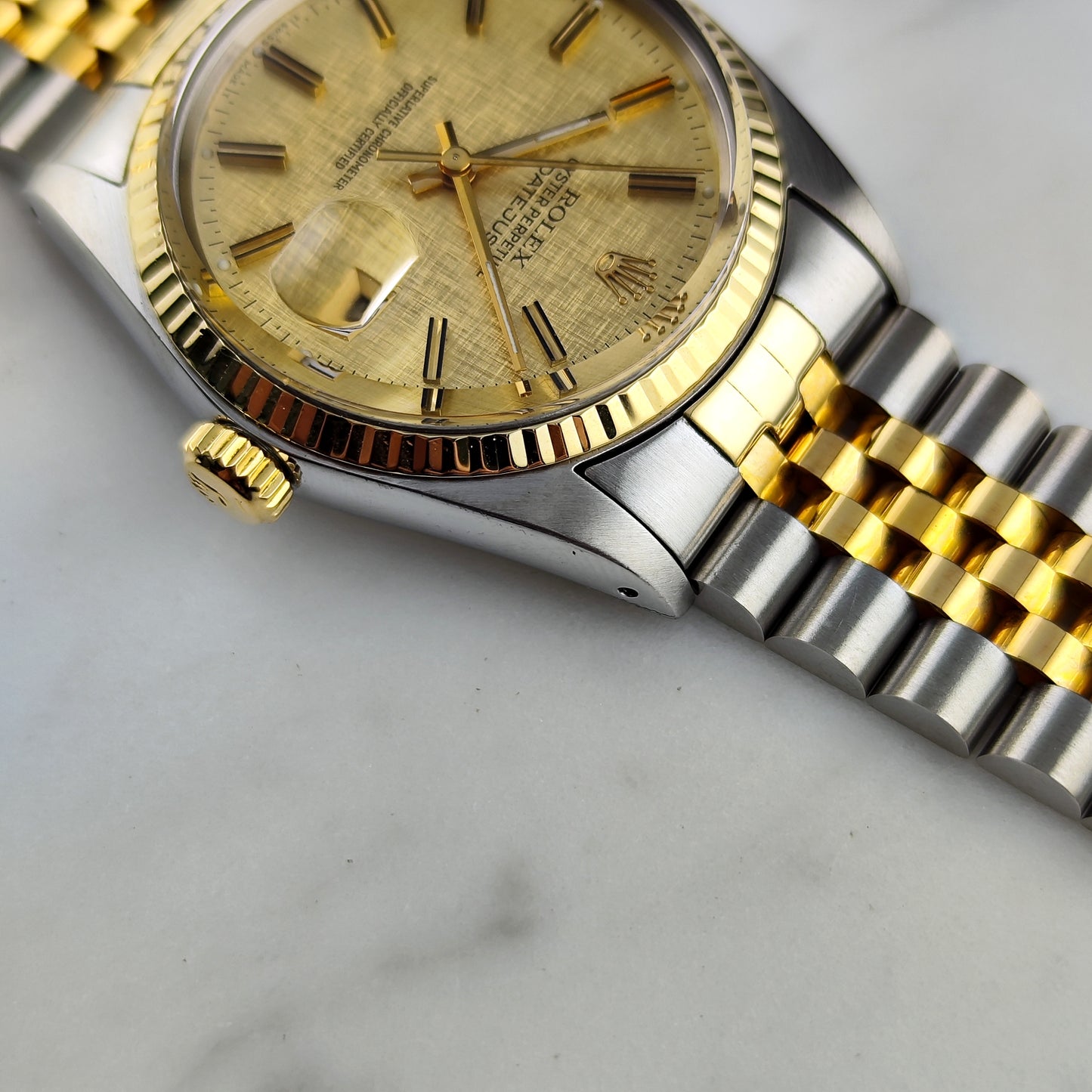 ROLEX Datejust 36 Two-Tone Linen Dial 1976 Serviced 05/2026 [REF. 16013]
