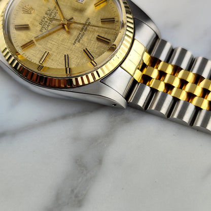 ROLEX Datejust 36 Two-Tone Linen Dial 1976 Serviced 05/2026 [REF. 16013]