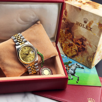 ROLEX Datejust 36 Two-Tone Steel Gold 1978 Serviced 02/2026 [REF. 16013]