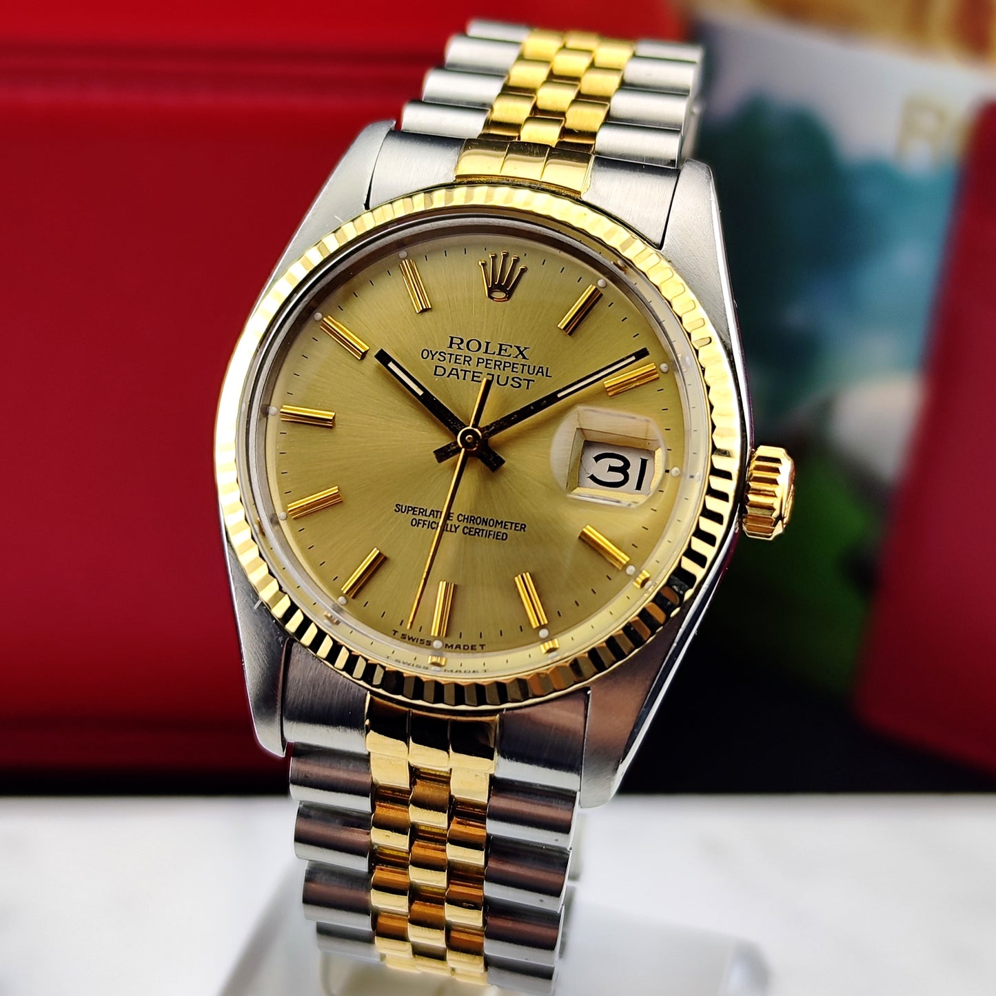 ROLEX Datejust 36 Two-Tone Steel Gold 1978 Serviced 02/2026 [REF. 16013]