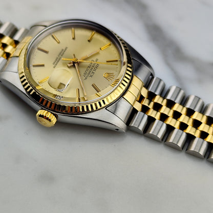 ROLEX Datejust 36 Two-Tone Steel Gold 1978 Serviced 02/2026 [REF. 16013]