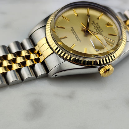 ROLEX Datejust 36 Two-Tone Steel Gold 1978 Serviced 02/2026 [REF. 16013]