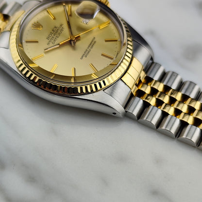 ROLEX Datejust 36 Two-Tone Steel Gold 1978 Serviced 02/2026 [REF. 16013]