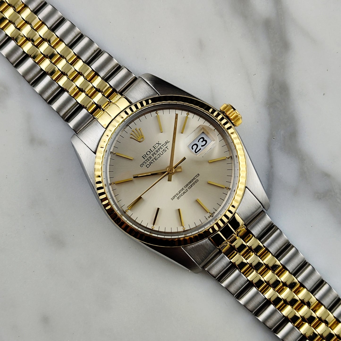 ROLEX Datejust 36 Two-Tone White Dial 1979 Serviced 06/2026 [REF. 16013]