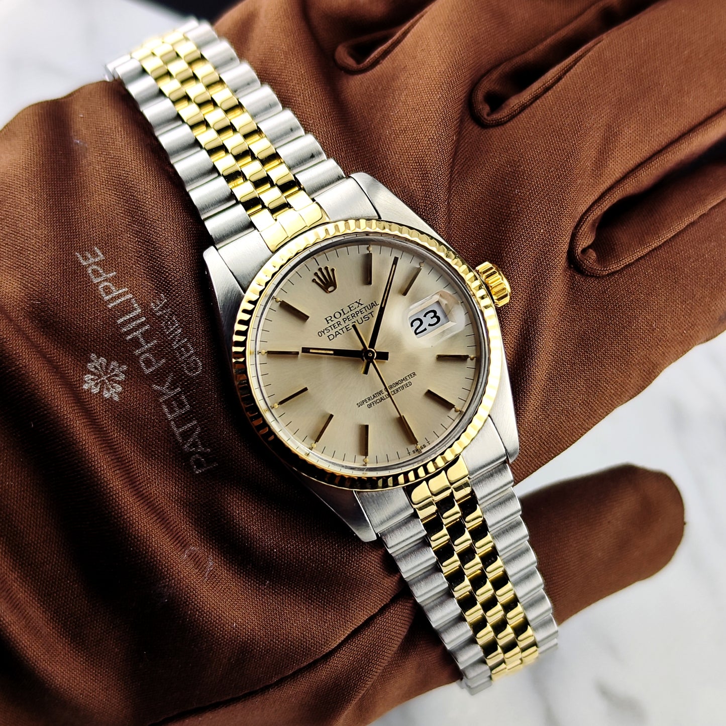 ROLEX Datejust 36 Two-Tone White Dial 1979 Serviced 06/2026 [REF. 16013]