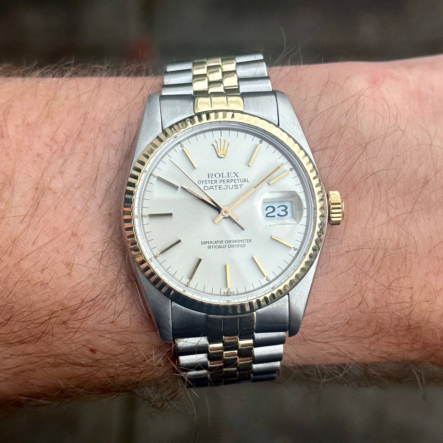 ROLEX Datejust 36 Two-Tone White Dial 1979 Serviced 06/2026 [REF. 16013]