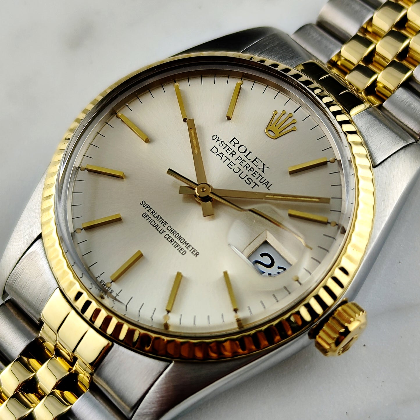 ROLEX Datejust 36 Two-Tone White Dial 1979 Serviced 06/2026 [REF. 16013]