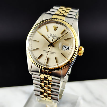 ROLEX Datejust 36 Two-Tone White Dial 1979 Serviced 06/2026 [REF. 16013]