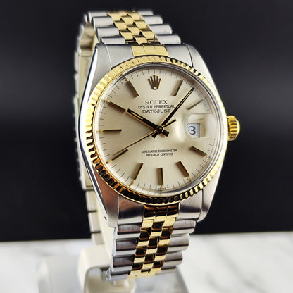 ROLEX Datejust 36 Two-Tone White Dial 1979 Serviced 06/2026 [REF. 16013]