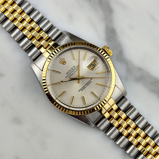 ROLEX Datejust 36 Two-Tone White Dial with Box Serviced 04/2026 [REF. 16013]