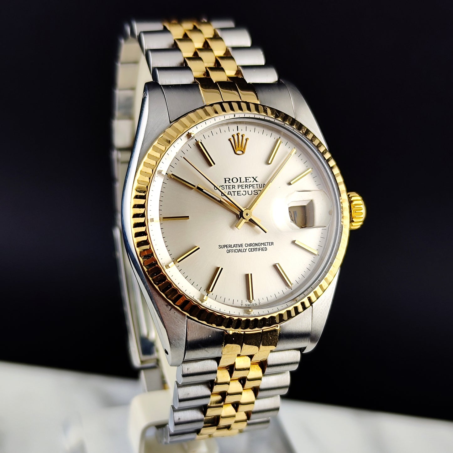 ROLEX Datejust 36 Two-Tone White Dial with Box Serviced 04/2026 [REF. 16013]