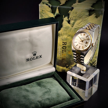 ROLEX Datejust 36 Two-Tone White Dial with Box Serviced 04/2026 [REF. 16013]