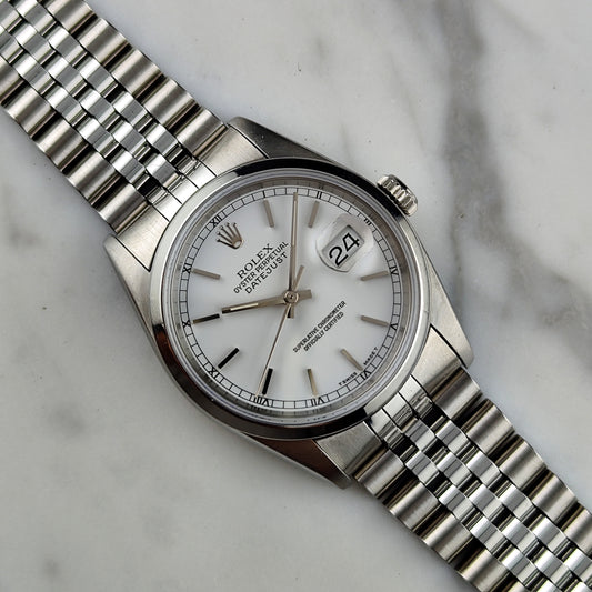 Rolex Datejust 36 White Dial 1991 Serviced 06/2026 [REF. 16200]
