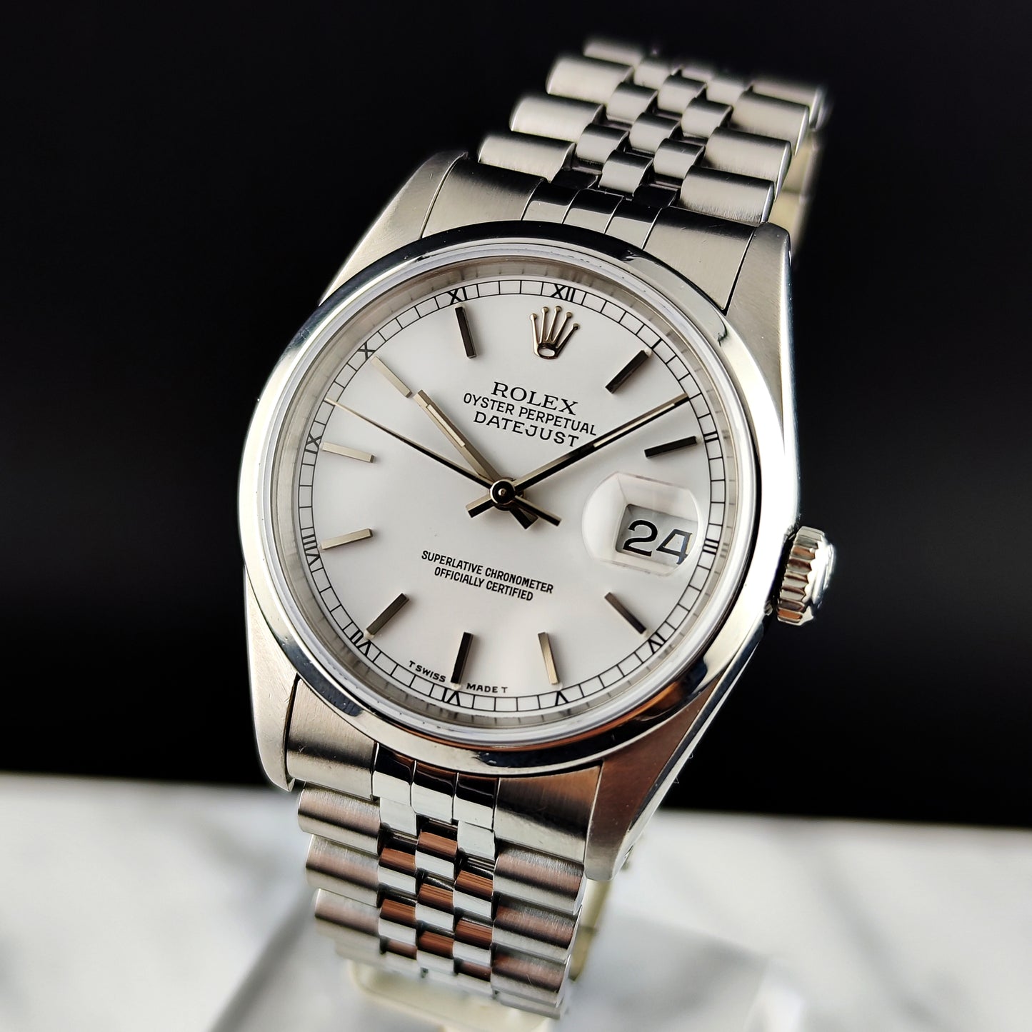 Rolex Datejust 36 White Dial 1991 Serviced 06/2026 [REF. 16200]