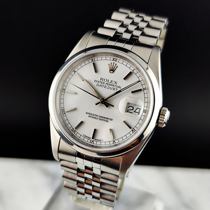 Rolex Datejust 36 White Dial 1991 Serviced 06/2026 [REF. 16200]