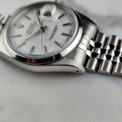 Rolex Datejust 36 White Dial 1991 Serviced 06/2026 [REF. 16200]