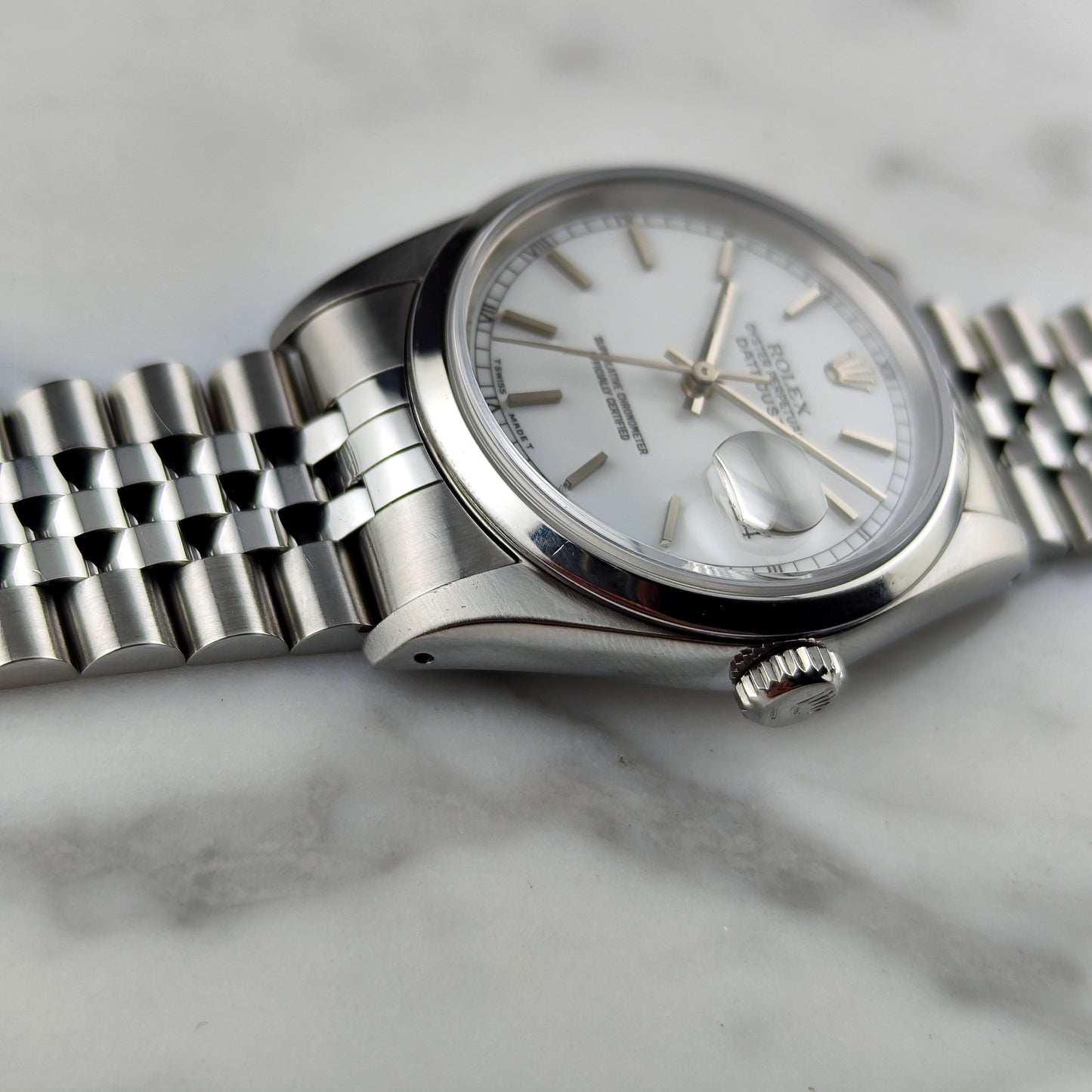 Rolex Datejust 36 White Dial 1991 Serviced 06/2026 [REF. 16200]