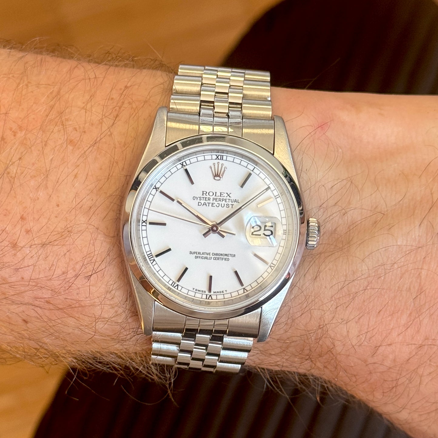 Rolex Datejust 36 White Dial 1991 Serviced 06/2026 [REF. 16200]