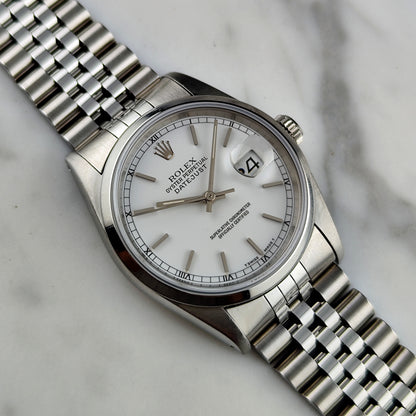 Rolex Datejust 36 White Dial 1991 Serviced 06/2026 [REF. 16200]