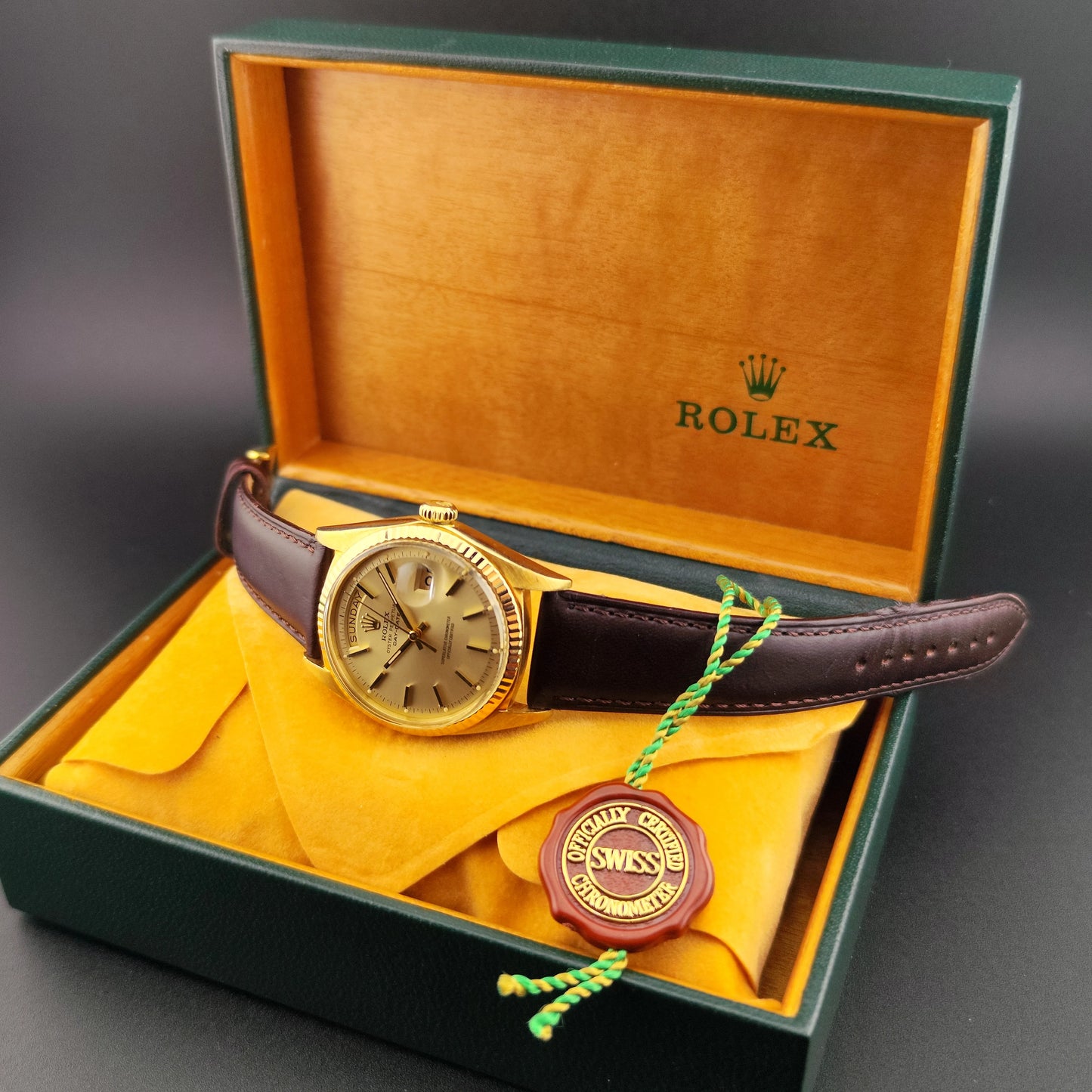 ROLEX Day-Date 36 18ct Gold with Box [REF. 1803]