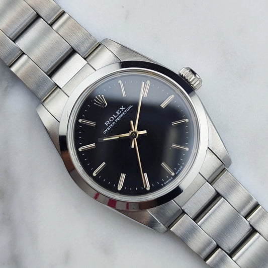 ROLEX Oyster Perpetual 31 Black Dial with Original Box [REF. 67480]